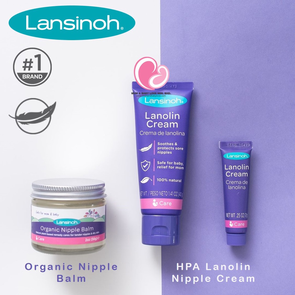 Lansinoh Nipple Care (HPA Lanolin Nipple Cream / Organic Nipple Balm