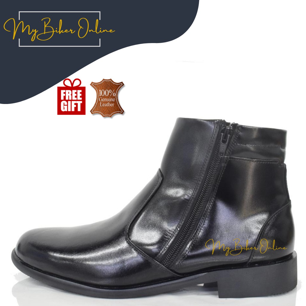 💯 Kulit Kasut Penguatkuasa Lelaki Kilat Pdrm Kasut Kerja