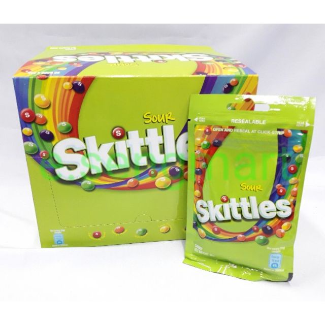 20 Packs Skittles Sour Candies Candy 45g Each HALAL (LOCAL READY STOCKS