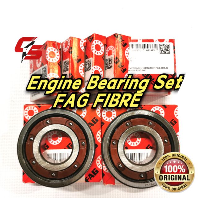 FAG FIBRE FIBER Racing Engine Bearing SET ORIGINAL Y125Z RXZ Y15ZR