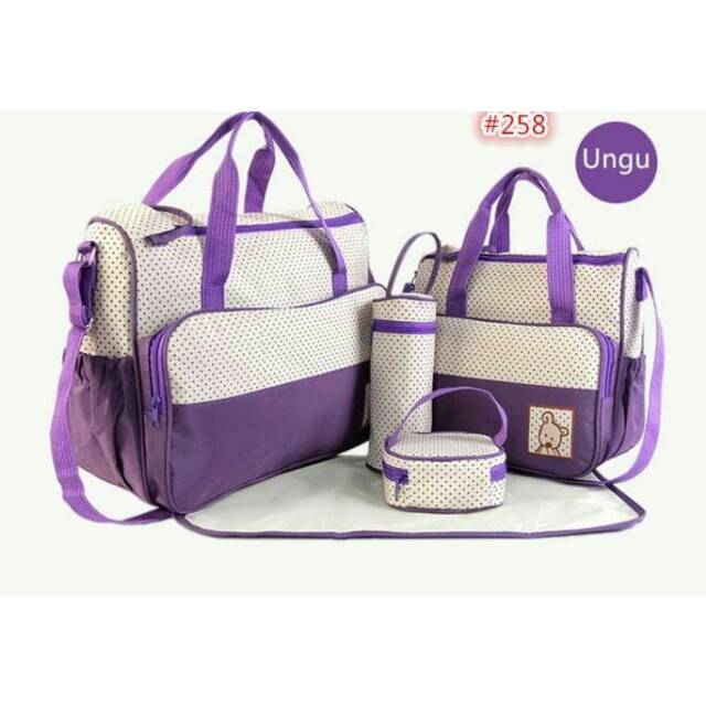 258 Diaper Bag Baby Gear BagTravelling Bag 4in1 Shopee Malaysia