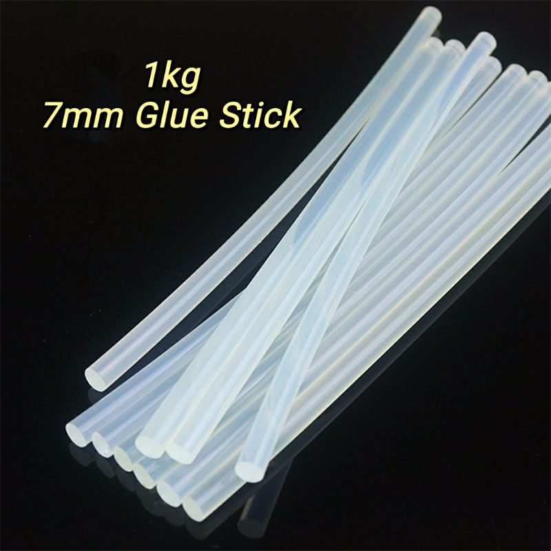 1kg 7mm Glue Stick for Hot Glue Gun Hot Melt Adhesive Glue Gam Batang