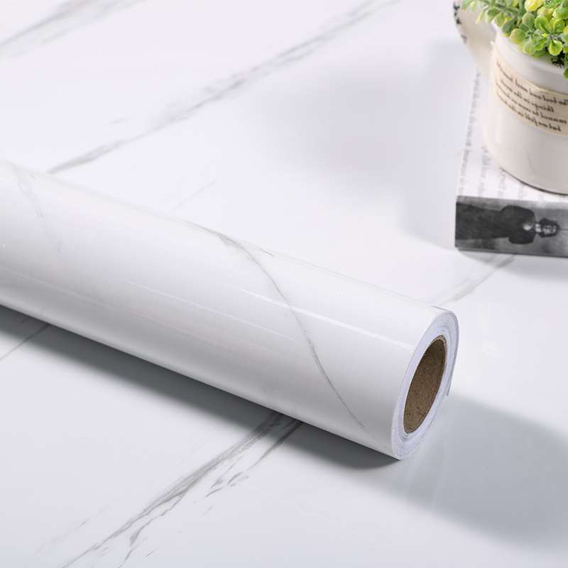 Ascot White Marble Wallpaper Furniture Kitchen Waterproof Selfadhesive