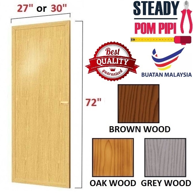 PVC DOOR / PVC TOILET DOOR / BATHROOM DOOR / PINTU PLASTIC TANDAS