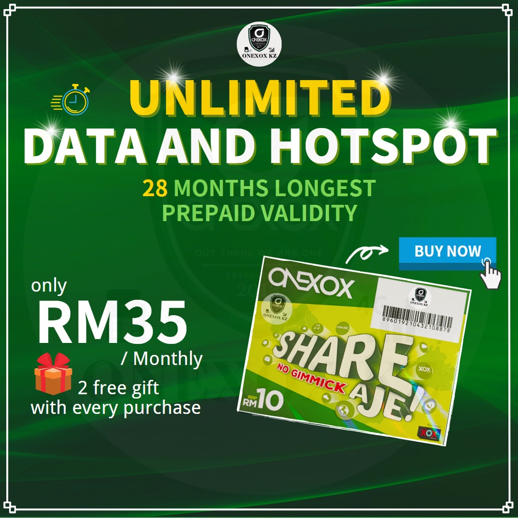 Xox Sim Card Unlimited Hotspot Data Onexox Prepaid Sim Card