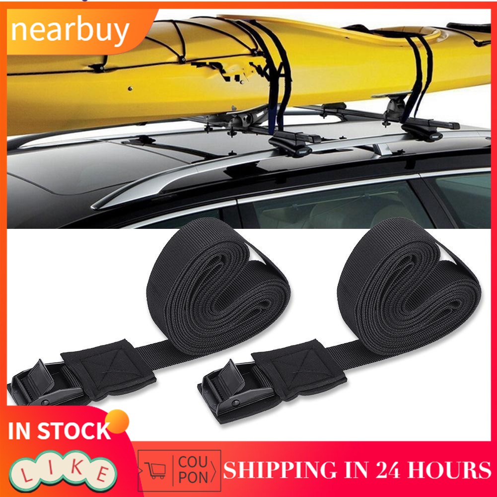 [IN STOCK]Block Surfboard Tie Down Straps Auto Car Roof Rack Strap Surf
