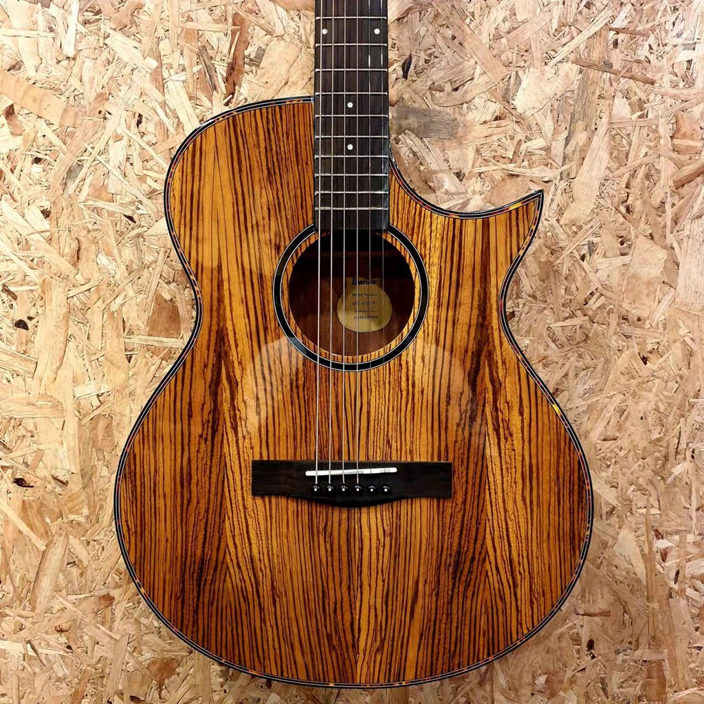 Ibanez Zebrawood Acoustic Guitar