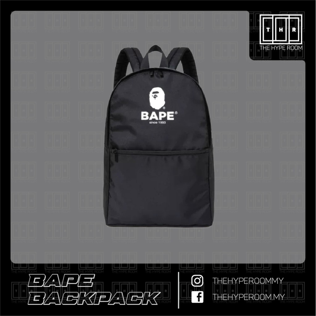 [READY STOCK] BAPE A Bathing Ape Backpack 2019 School Bag Travel