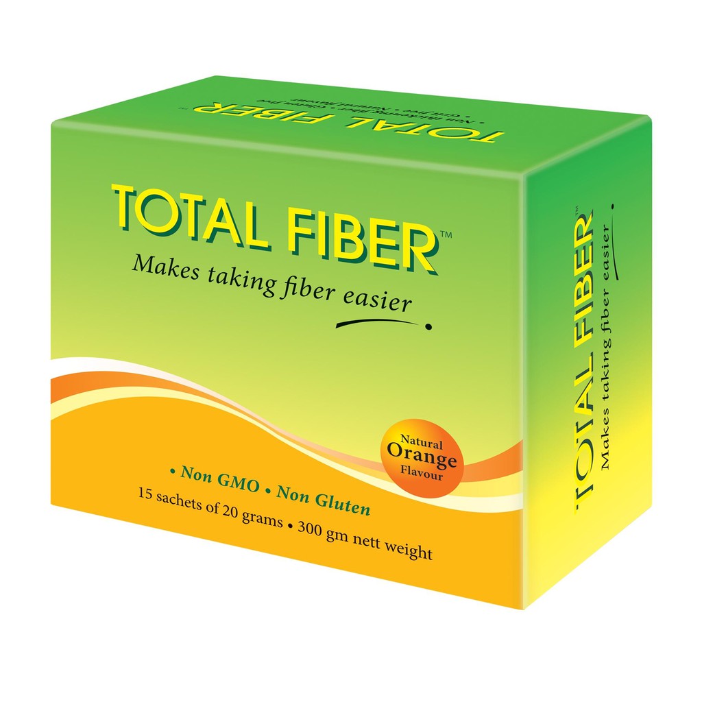Total Fiber (Orange / Original Flavour) (20g x 15 Sachets) Shopee