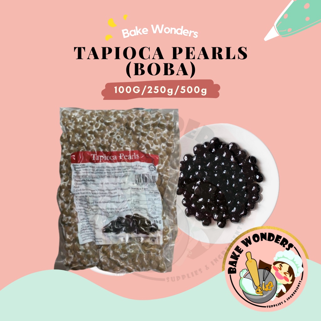 Tapioca Pearls/Boba Tea/ Bubble Tea Essentials/ Bubble Tea Ingredients
