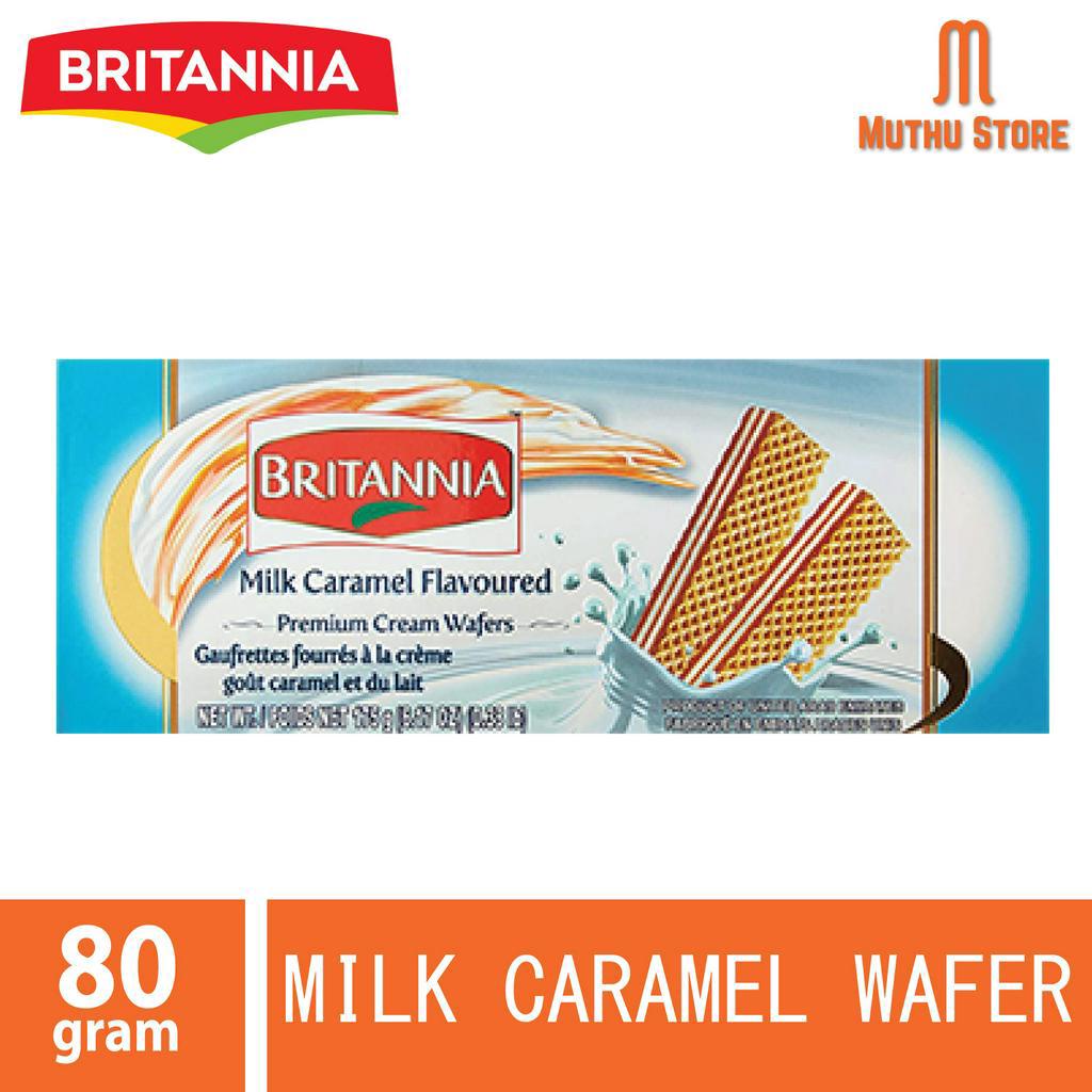 BRITANNIA MILK CARAMEL WAFER 80g Shopee Malaysia