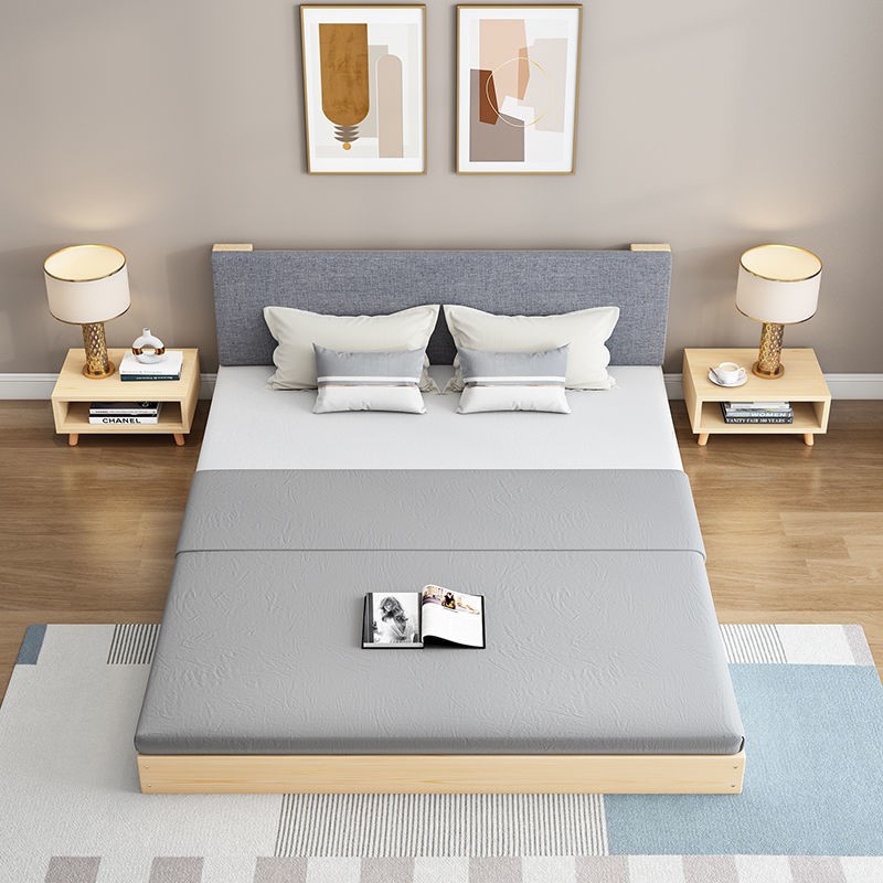 ஐTatami floor bed Japanesestyle tatami bed bed frame solid wood bed