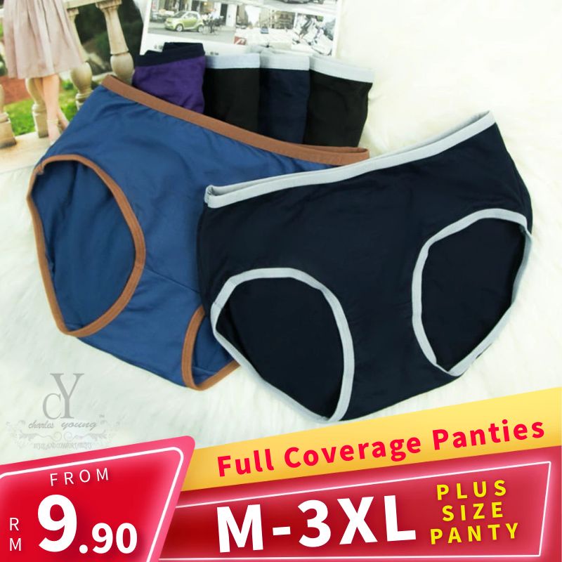 CY 1609 Plus Size Panties Panty Spender Seluar Dalam Perempuan Wanita