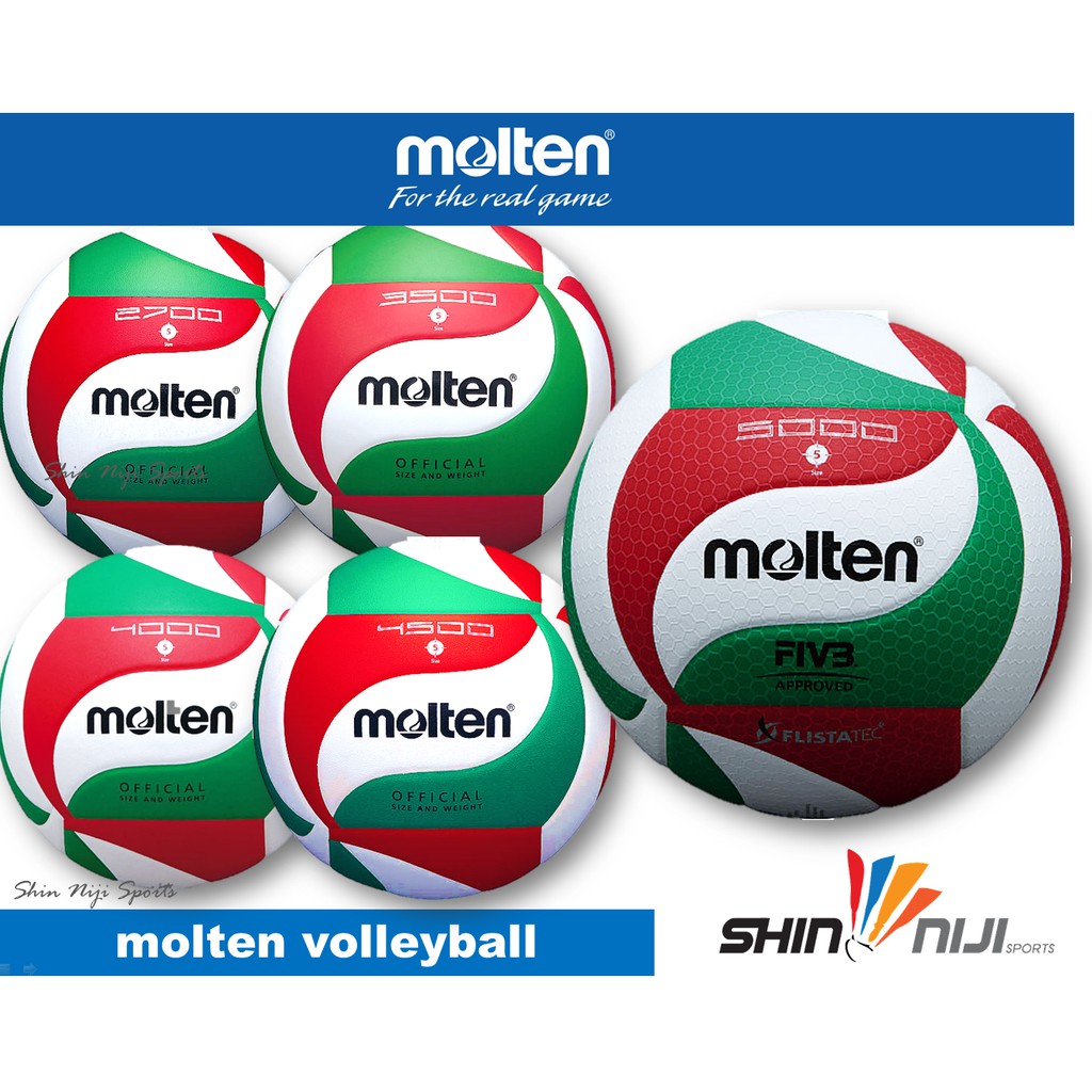 Molten Volleyball 2700, 3500, 4000, 4500, 5000 (100 Original) Shopee