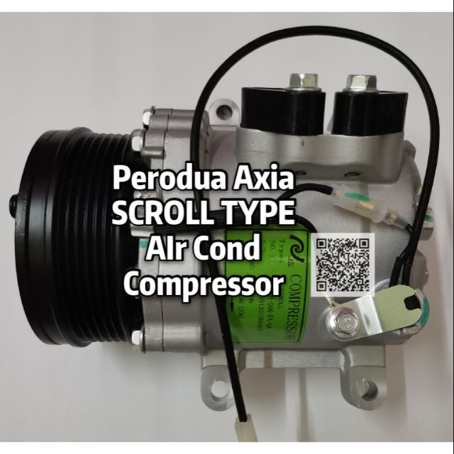 PERODUA AXIA SCROLL TYPE AIR COND COMPRESSOR Shopee Malaysia