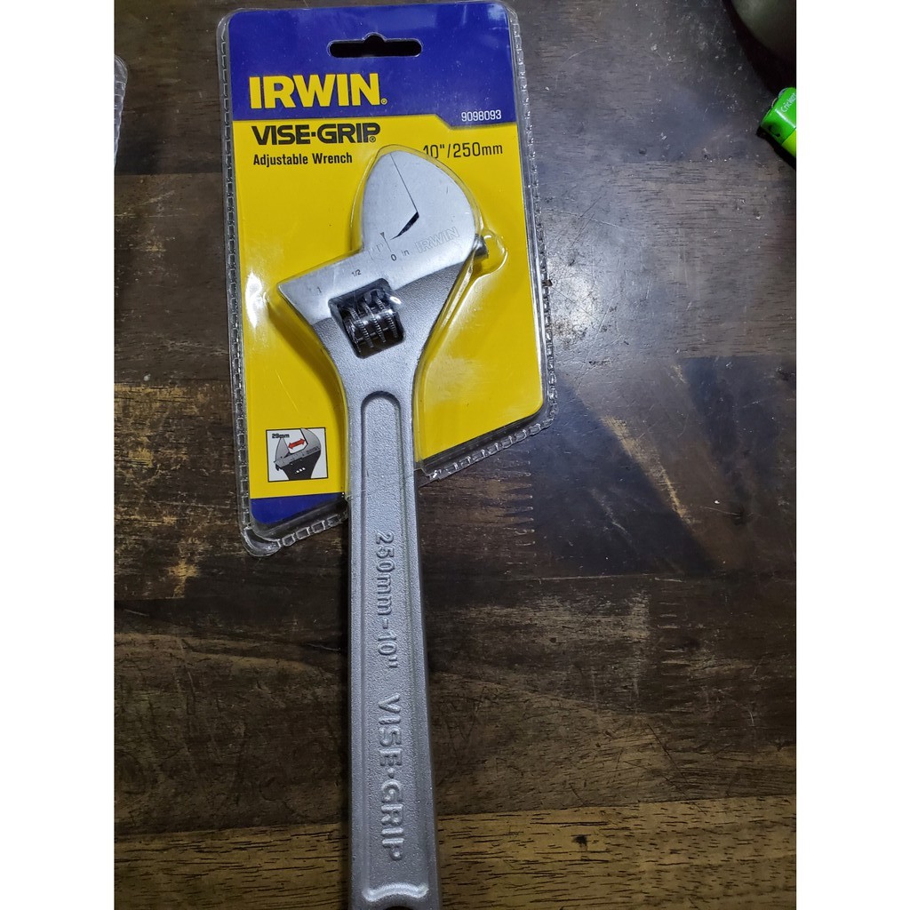 IRWIN ADJUSTABLE WRENCH 10" 9098093 SPANNER VISE GRIP Shopee Malaysia