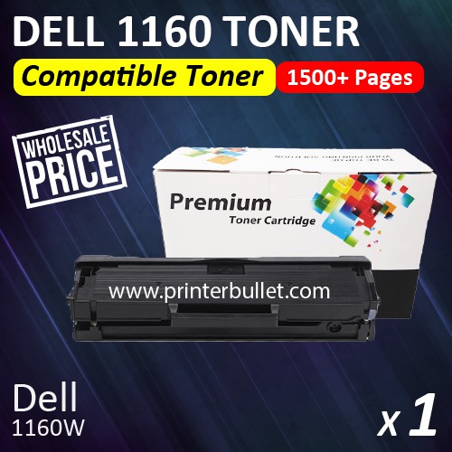 Dell B1160 / B1160w / B1163 / B1165 Compatible Laser Toner Cartridge