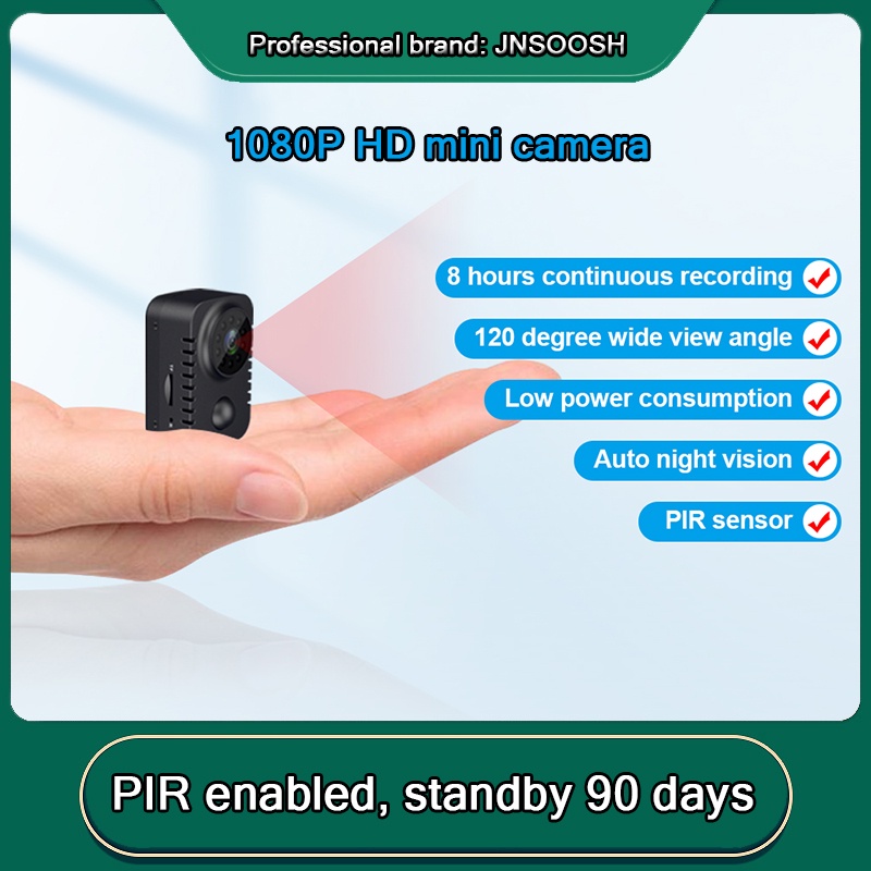 CCTV Mini Wireless Security Body Camera 1080P HD Pocket Camera Motion