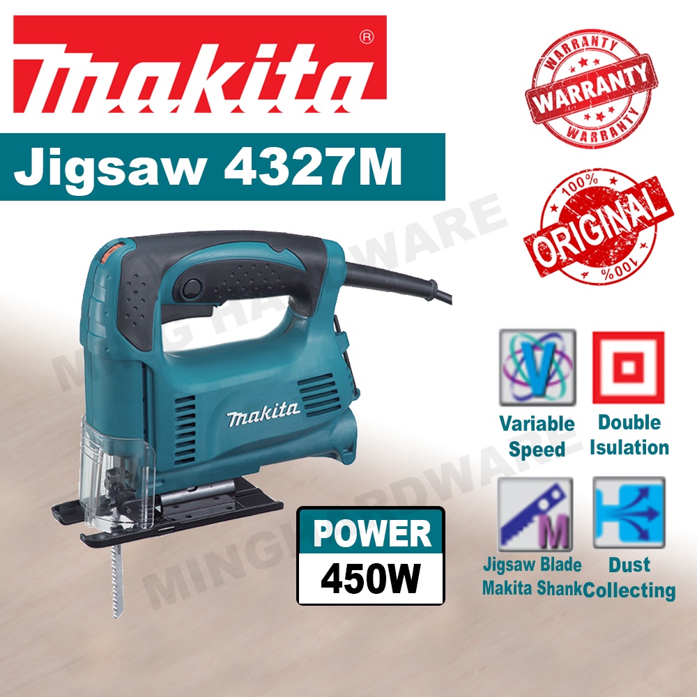 MAKITA 4327M JIG SAW M TYPE 450W (FREE 50 PCS MAKITA JIG SAW BLADE