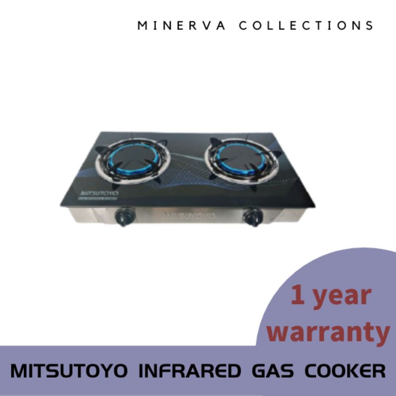 MITSUTOYO Glass Top Infrared High Pressure Gas Stove, Gas Cooker