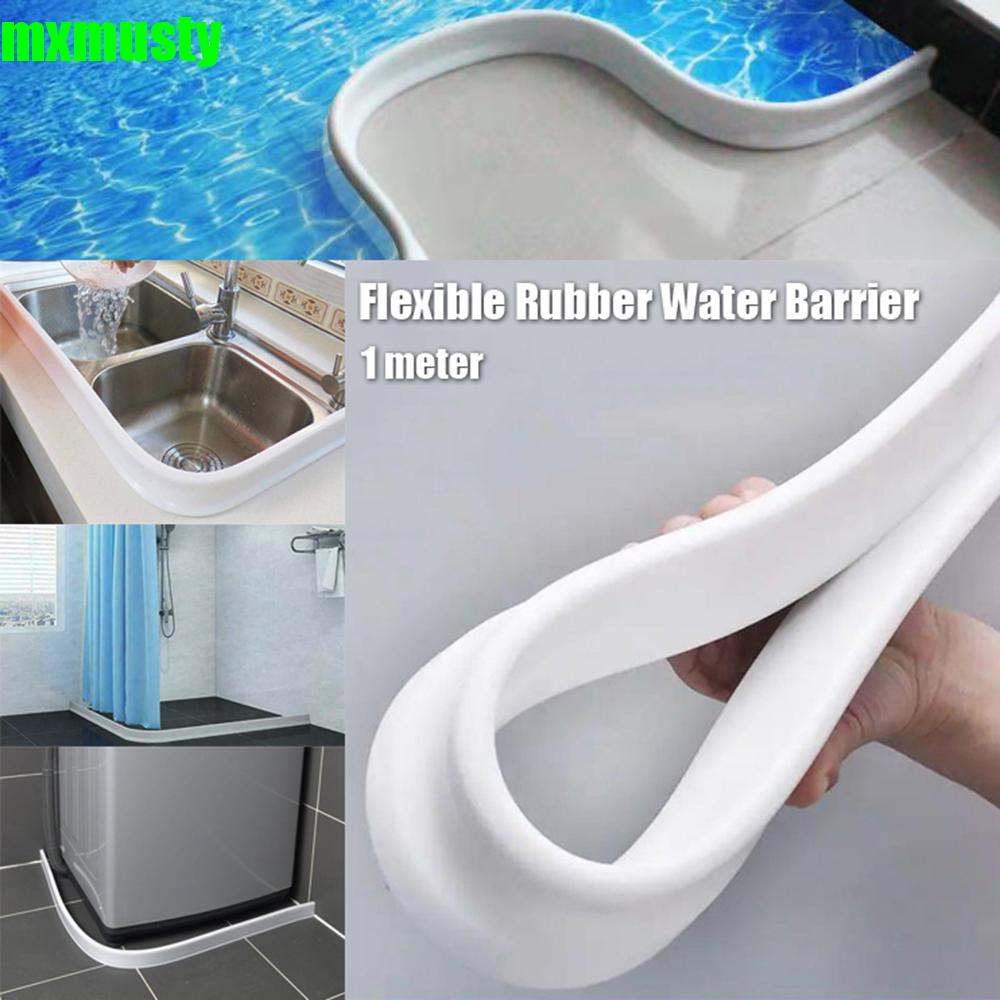 MXMUSTY Universal Water Stopper Bathroom Strip Water Barrier Floor