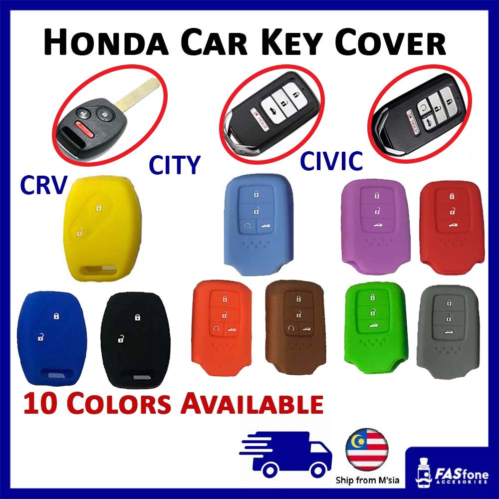 Honda Key Cover Civic City CRV Remote Key Cover Car Key Case Honda Car