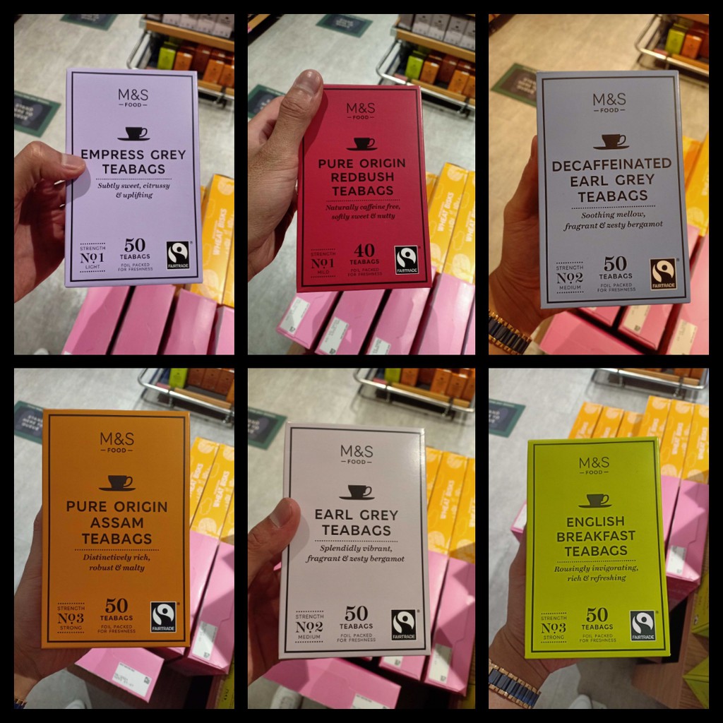 [Original] Marks&Spencer(M&S)Tea Redbush / Ceylon / Kenyan / English