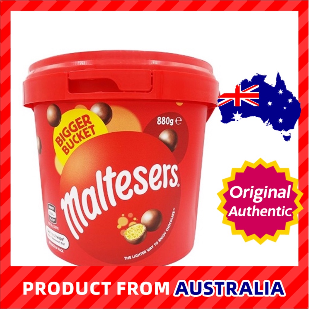 Mars Maltesers Party Bucket Milk Chocolate certified HALAL with a