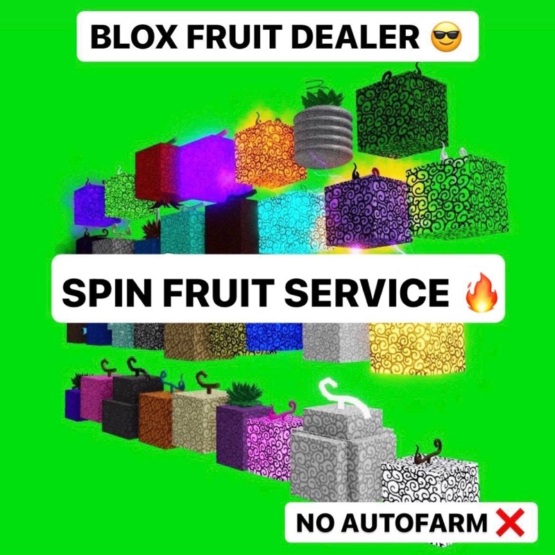 Blox Fruits Spin Fruits Service Shopee Malaysia