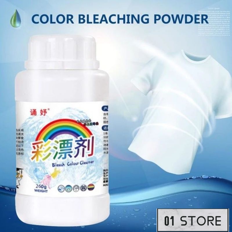 Bleach Colour Cleaner Clothing Cleaner Color Bleaching Powder Shopee