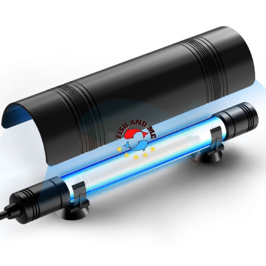 (READY STOCK) SunSun AUV14B, 08B UVC Aquarium Uv Light with cover