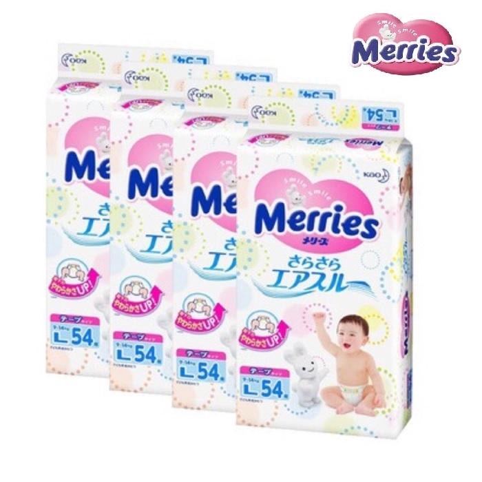Merries Super Premium Jumbo Tape L54 (4 Packs per carton) Made in Japan