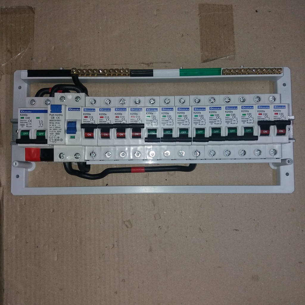 Full Set Electric DB Box 19Way + RCCB + MCB (SIRIM) Shopee Malaysia