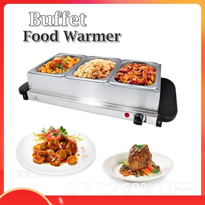 Stanless Tray Buffet Food Warmer /Tray pemanas makanan buffet Shopee