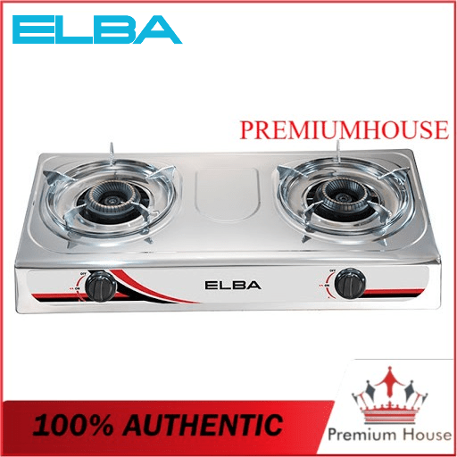 ELBA 2Burner Gas Stove Brass Burner Ring EGSF7192(SS) Shopee Malaysia