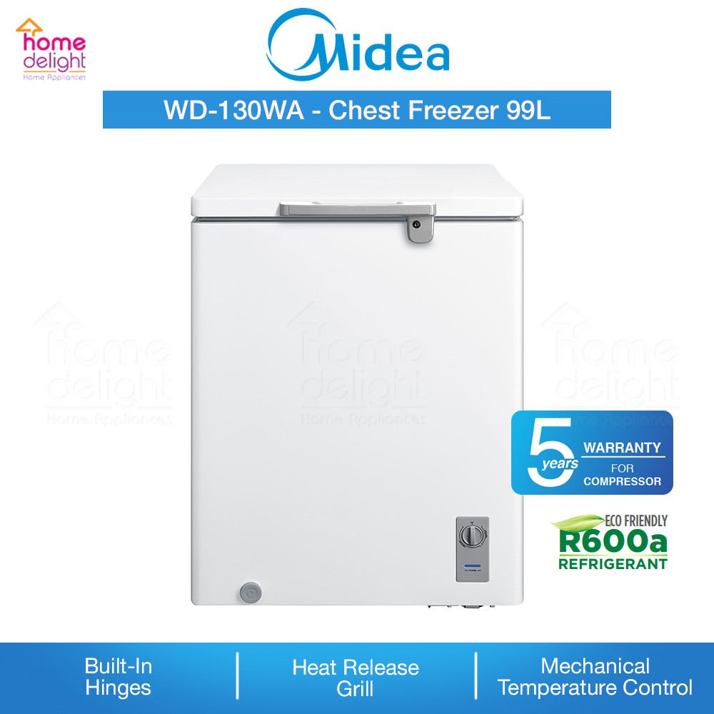Midea Chest Freezer Dual Mode 99L [ WD130 \ WD130 \ WD130WA \ WD130WA