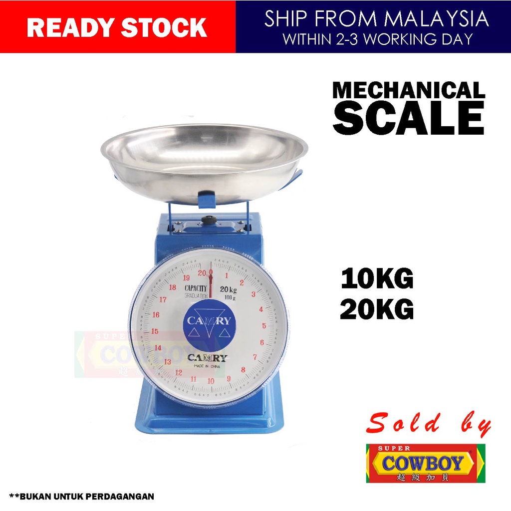 Camry Mechanical Dial Spring Scale Camry Weighing Scale 10kg 20kg