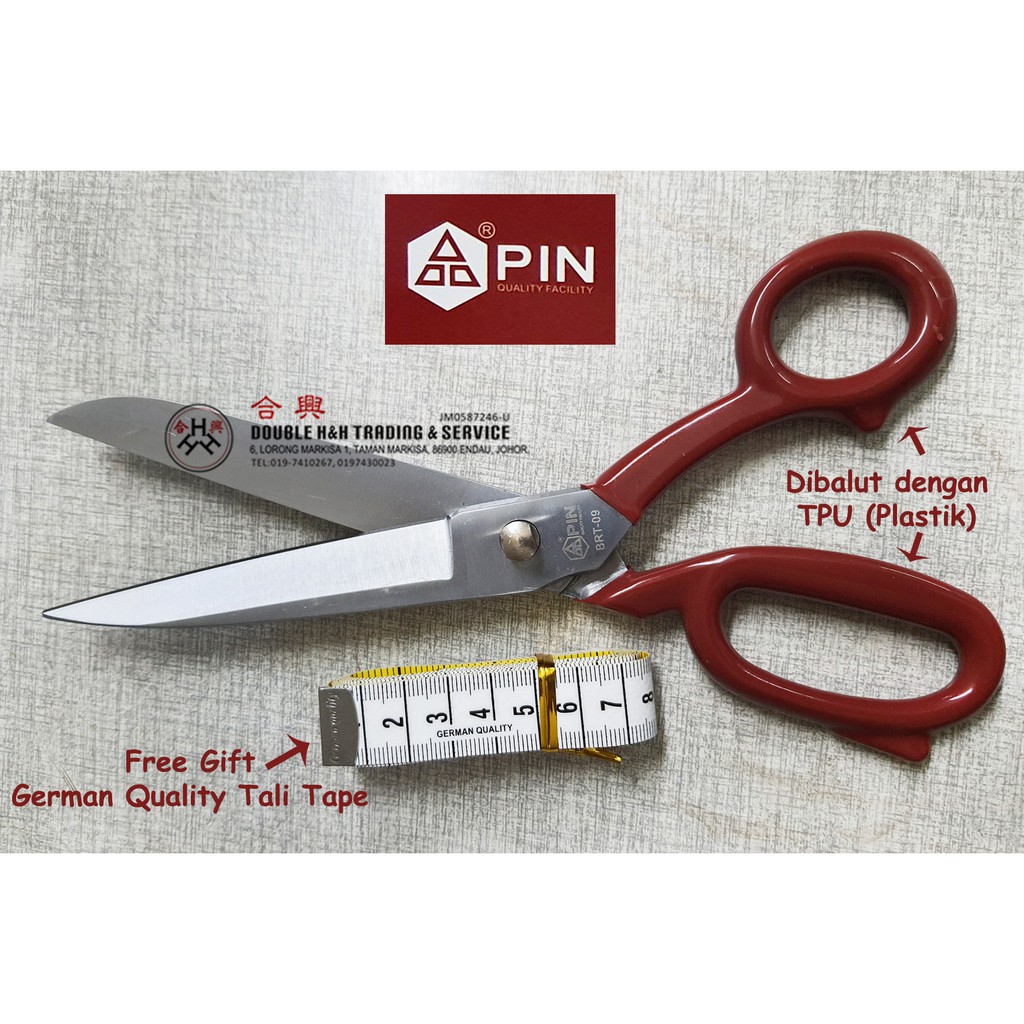 PIN Professional Tailoring Scissors/ Gunting Jahit Shopee Malaysia