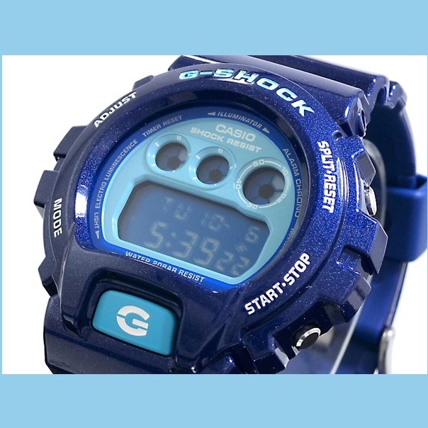 Dw6900 CC2 Dark Blue g shock Blue dw 6900 Biru jam tangan lelaki men
