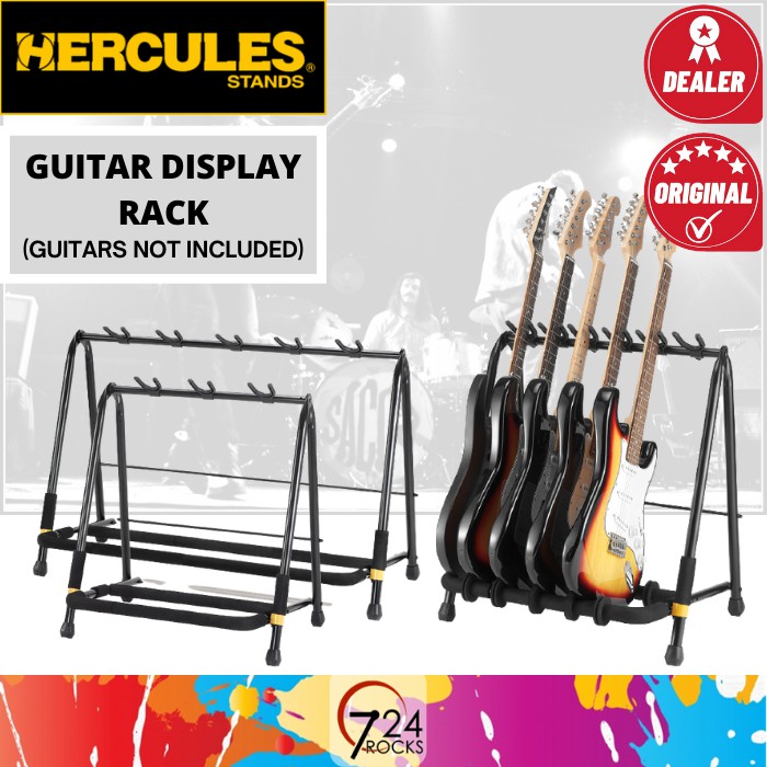 Hercules Guitar Display Rack / Folding Multi Guitar Stand for All