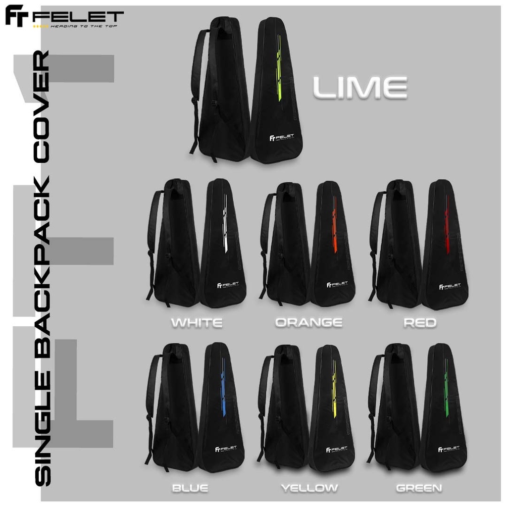 FELET FT 1 Single Backpack Racket Cover 100 Original by FLEET