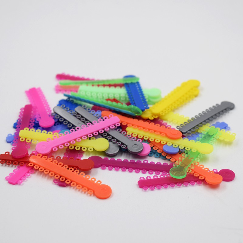 1 Pack 1040 Pcs Dental Ligature Tie Orthodontic Elastomeric Braces O