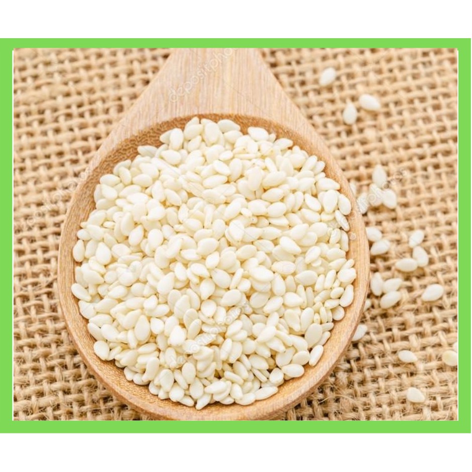 Biji Bijan Putih / White Sesame Seed 100gm 250gm 500gm