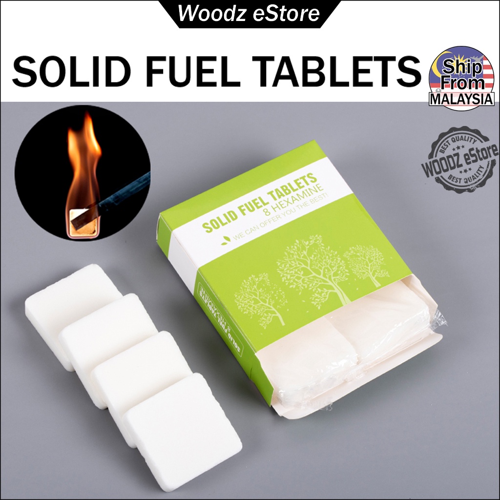 [Woodz] Hexamine Solid Fuel Tablet Mini Stove Camping Lilin Askar