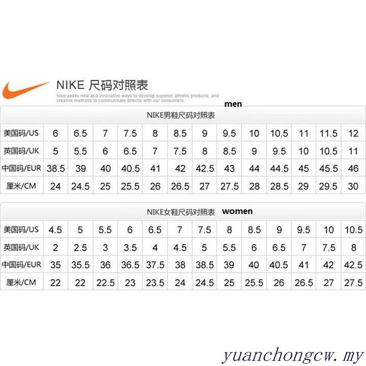 Saiz Kasut Lelaki Dan Perempuan