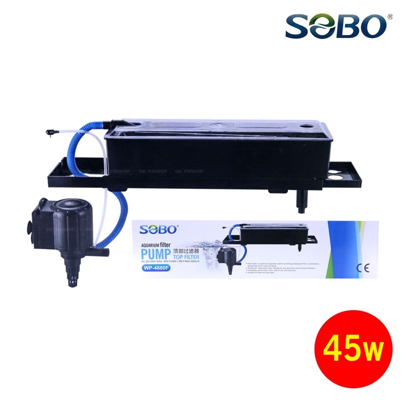 SOBO WP4880F Aquarium Top Filter Set With Pump Shopee Malaysia