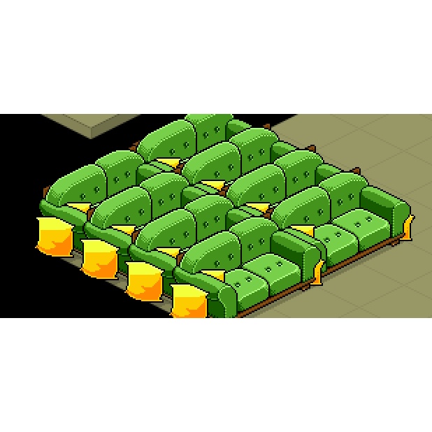 Club Sofa Habbo Baci Living Room