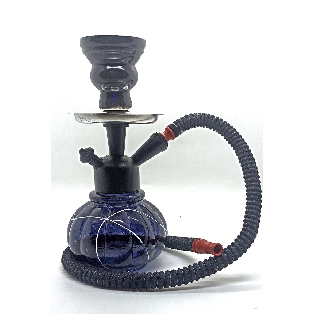 Desi India Glass Hookah Black 12 Inch Shopee India