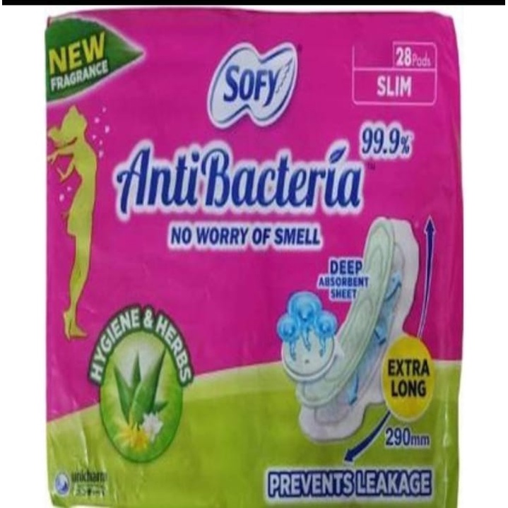 Sofy Antibacterial Pads 99.9 (28 pic) Shopee India