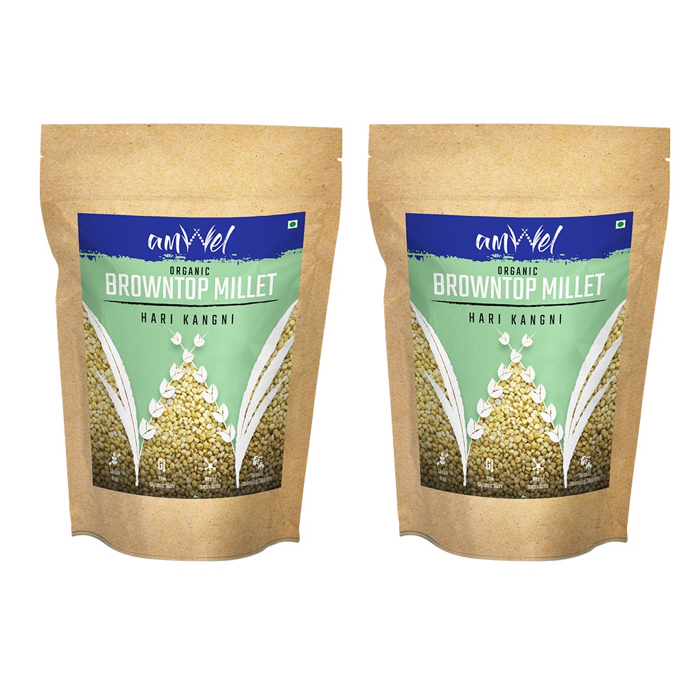 Amwel Browntop Millet 400g (Super Grains SiriDhanya Millets Hari Kangni Korale) Pack of
